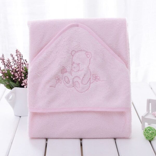 Bear Embroidery Towel for Baby