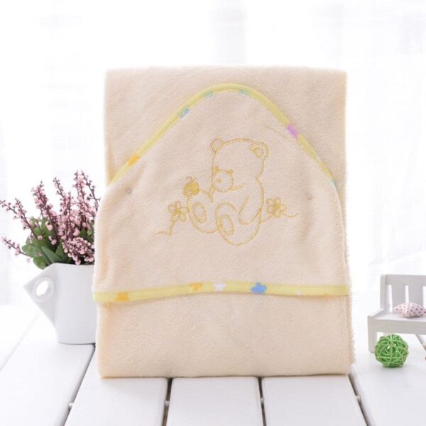 Bear Embroidery Towel for Baby
