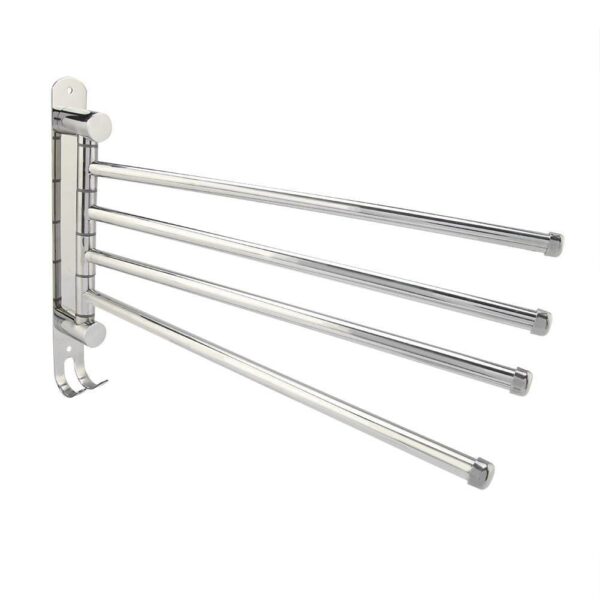 Rotating Towel Rail with Hooks