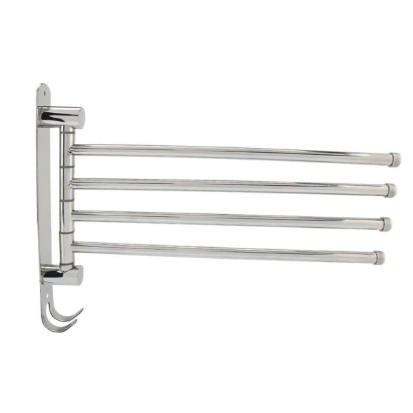 Rotating Towel Rail with Hooks