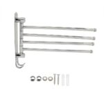 Rotating Towel Rail with Hooks