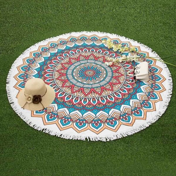 Summer Round Beach Towel