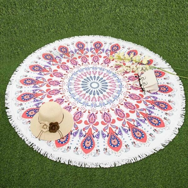 Summer Round Beach Towel