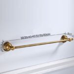 Antique Brushed Brass Towel Holder