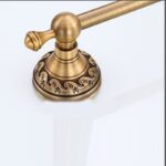 Antique Brushed Brass Towel Holder