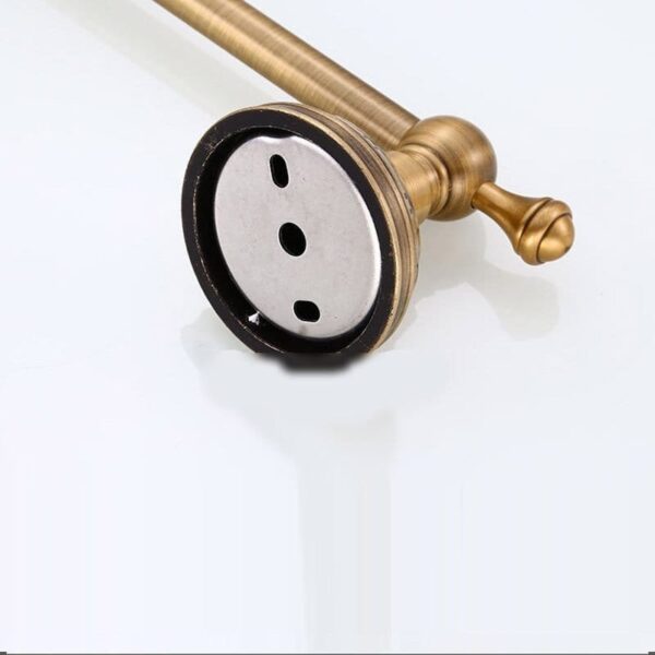 Antique Brushed Brass Towel Holder