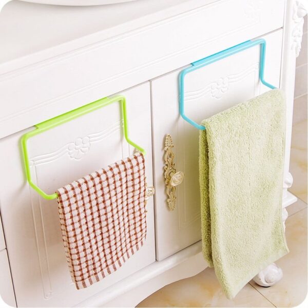 Over Door Kitchen Towel Holder Rack