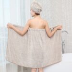 Women's Bath Towels and Hair Towel Set