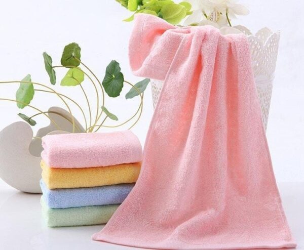 Pastel Color Face Towels 4 Pcs Set