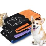 Microfiber Colorful Bath Towel for Pets