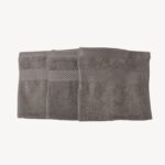 Light Grey Diamond Face Towel - Set of 3