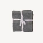 Light Grey Dash Striped Face Towel - Set of 3