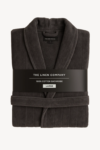 Charcoal Shawl Collar Bathrobe