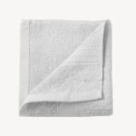White Zigzag Hand Towel