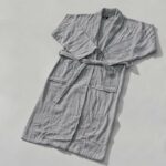 Grey Shawl Collar Bathrobe